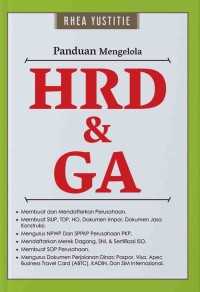 Panduan Mengelola HRD & GA