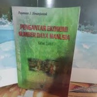 PENGANTAR EKONOMI SUMBER DAYA MANUSIA