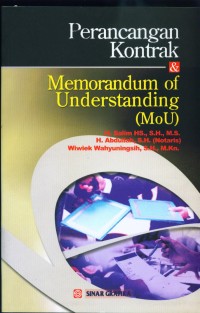 Perancangan Kontrak dan Momerandum of Understanding (MoU)
